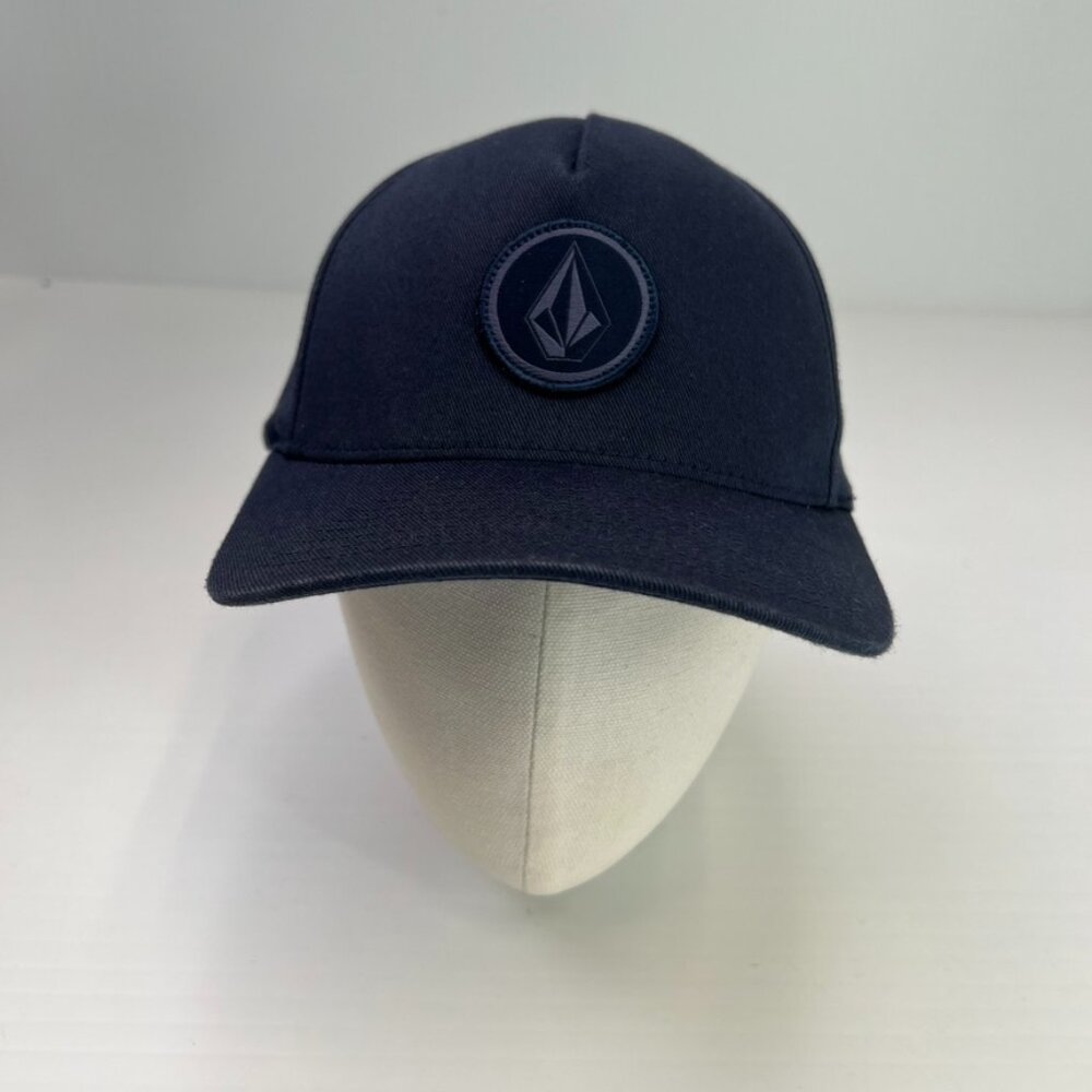 Volcom Hat Men Medium Logo Patch Retro Surf Beach Flex Run Gym Hip Hype Core Cap